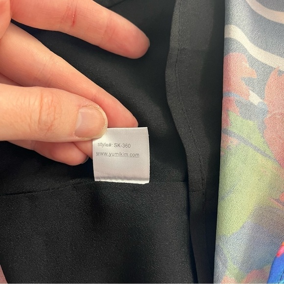 YUMI KIM Floral Multicolor Midi Skirt SK-360 - Picture 12 of 13